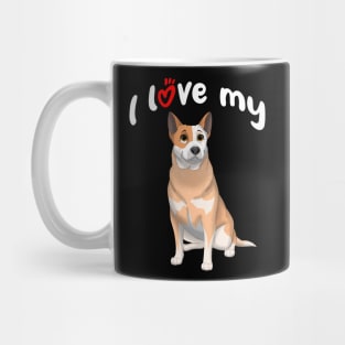 I Love My Red Australian Cattle Dog Mug